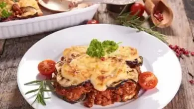 فیلم طرز تهیه خوراک بادمجان موساکا-باارزش