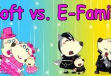 کارتون ولفو Wolfoo Soft VS. E-Family -baarzesh