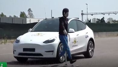 بررسی خودروی تسلا Yدر تست تصادف