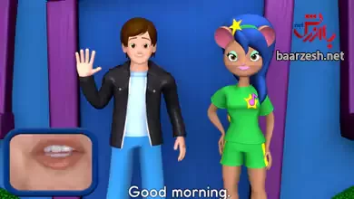 کارتون آموزش ساده زبان انگلیسی