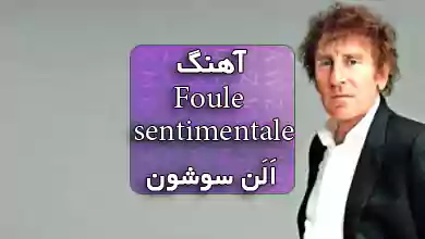 آهنگ فرانسوی معروف Foule sentimentale از Alain souchon