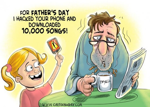 کاریکاتور طنز روز پدر