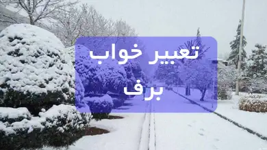 تعبیر خواب برف و برف باریدن چیست؟