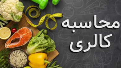 محاسبه کالری روزانه مورد نیاز بدن